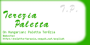 terezia paletta business card